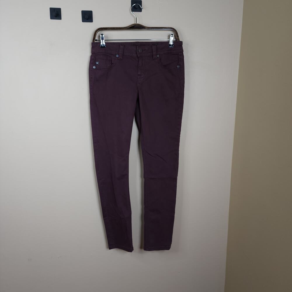 Miss Me Mid Rise Skinny Jeans in Dark Wine Size 28